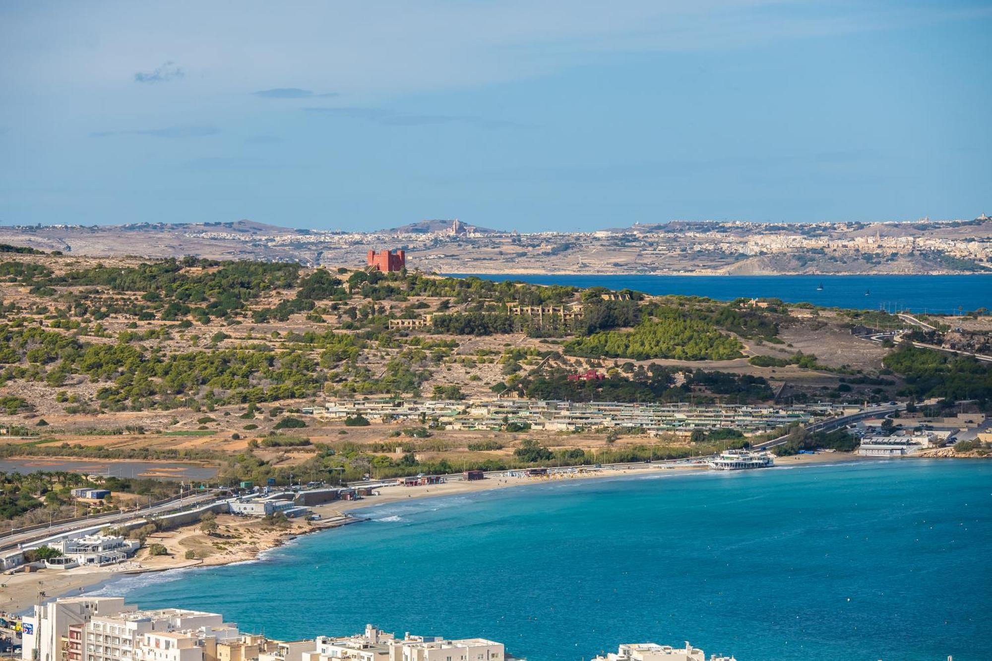 Clifftop Modern Apartment Mellieħa Kültér fotó